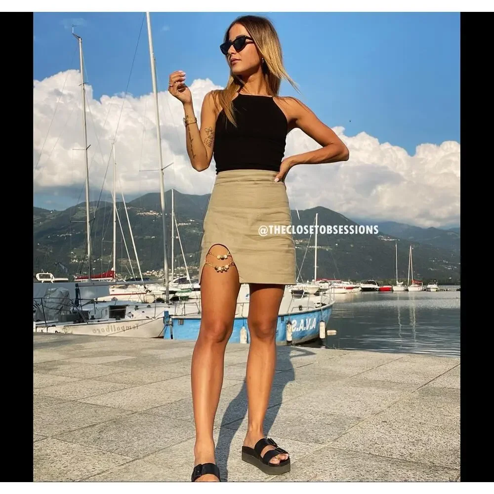 ZARA BLOGGER FAVE!!! High-Waisted Mini Skirt NWT - Picture 11 of 16